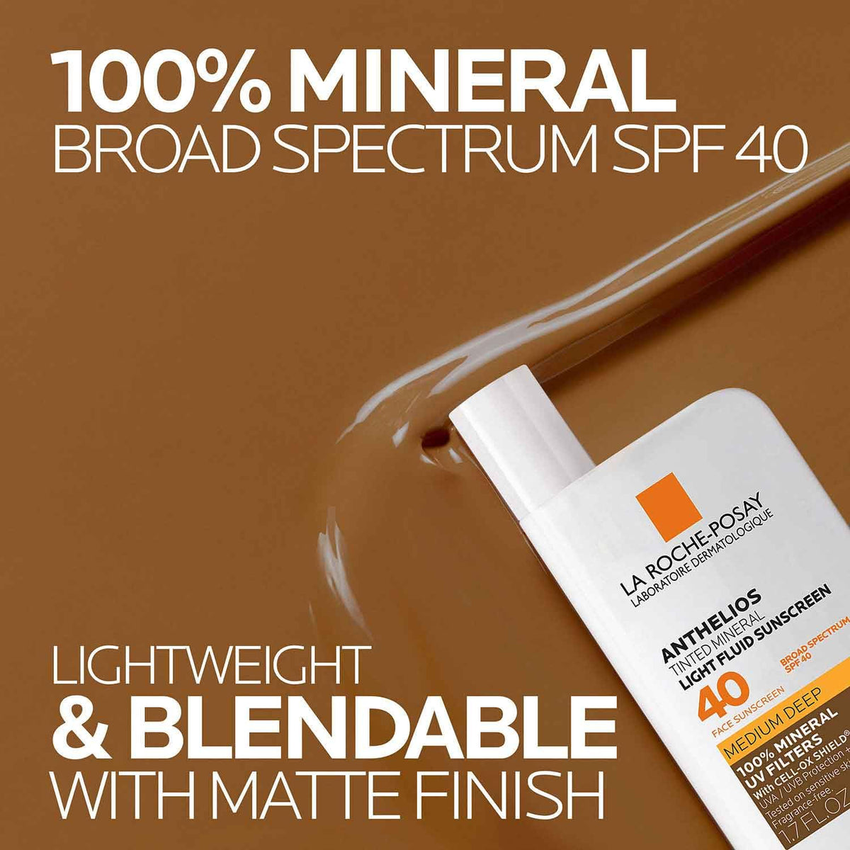 La Roche-Posay Anthelios Mineral Light Fluid Sunscreen for Face in 5 shades