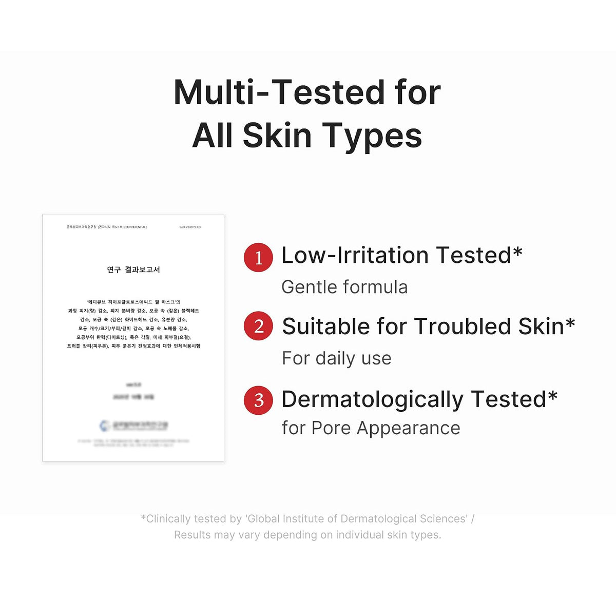 medicube Hypochlorous Acid Peel-Off Sheet Mask 3EA (Pack of 2)