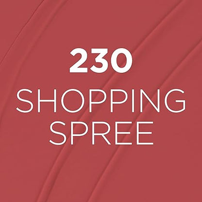 L'Oreal Paris Infallible Matte Resistance Liquid Lipstick, up to 16 Hour Wear, Shopping Spree 230, 0.16 Fl Oz