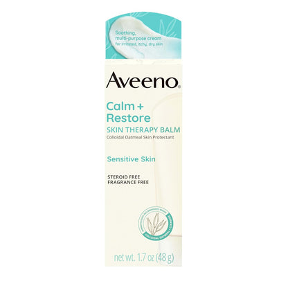 Aveeno Calm + Restore Skin Therapy Balm, Fragrance-Free, 1.7 oz
