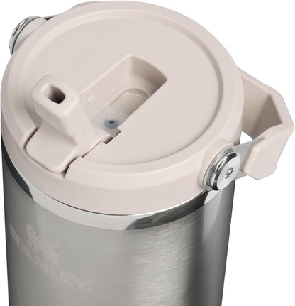 STANLEY IceFlow 2.0 Flip Straw Tumbler, 30 oz, Stainless Steel Ash