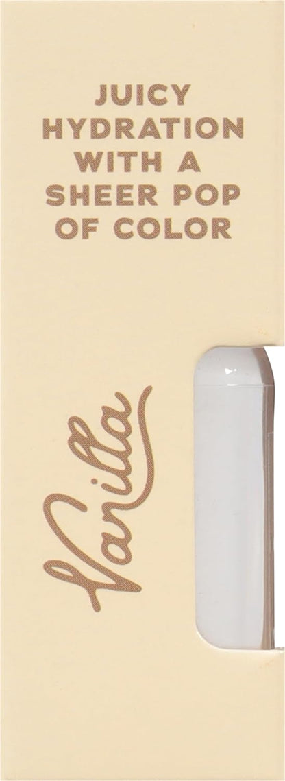 Tree Hut Vanilla Hydrating Lip Oil, Non-Sticky High-Shine Lip Gloss Oil, Moisturizing Formula with Vitamin E & Squalane for Soft, Smooth Lips, 0.11 fl oz