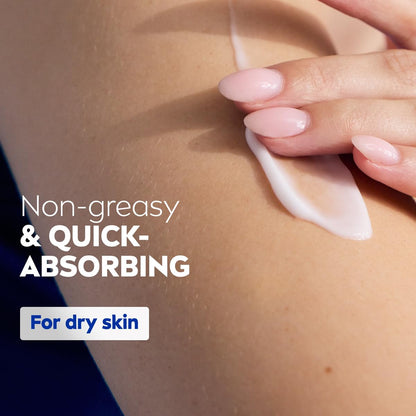 NIVEA Shea Nourish Body Lotion, Shea Butter & Hyaluronic Acid, 33.8 Fl Oz