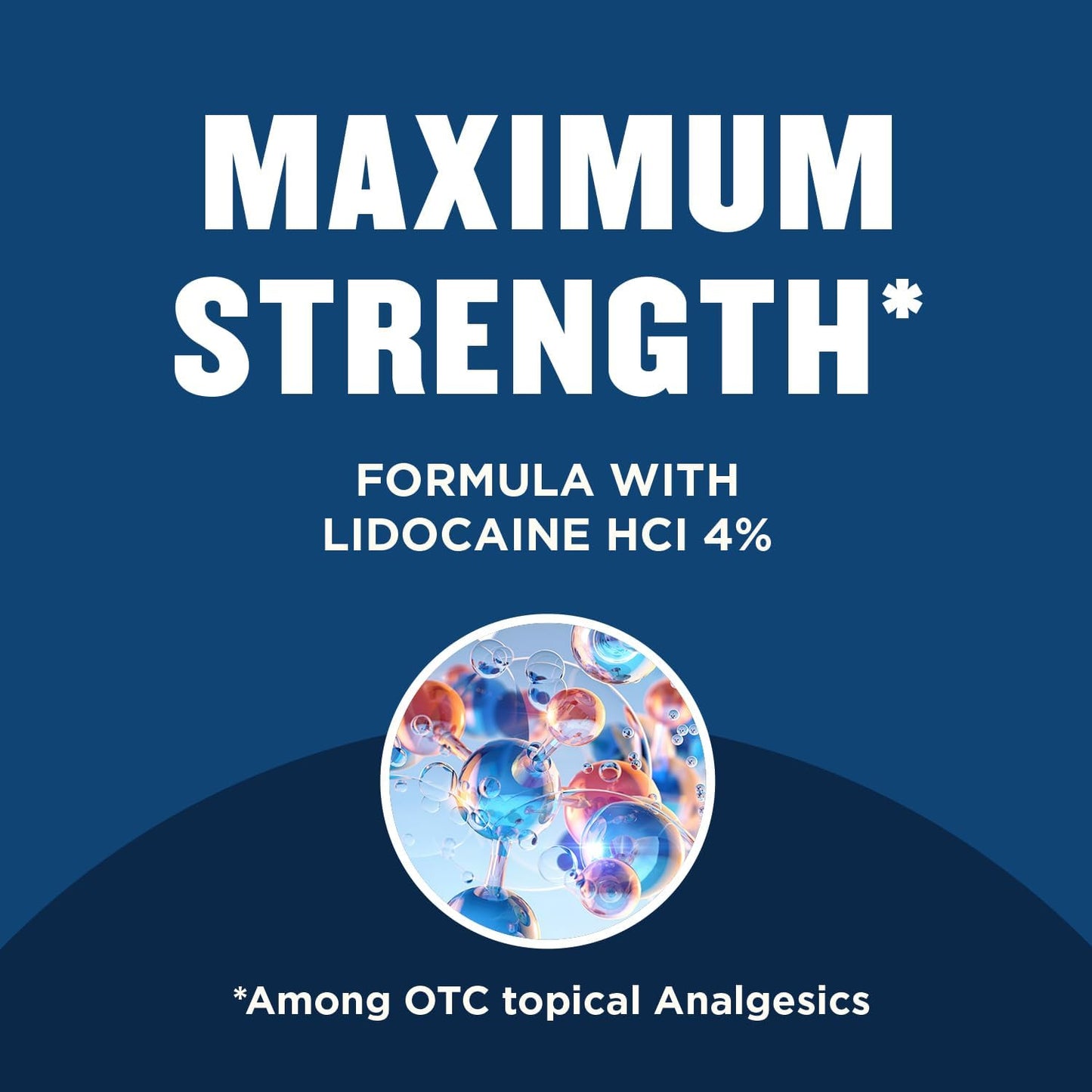 Gold Bond Medicated Maximum Strength Pain & Itch Relief Cream, Lidocaine | Maximum Strength Itch Relief, 4% Lidoaince, Numbs Away Pain & Itch, Non-Greasy, Dermatologist tested, travel size