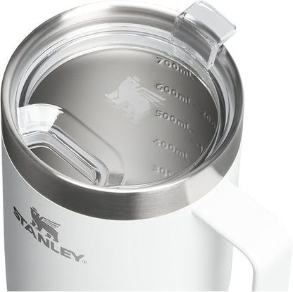 STANLEY The Everyday Suburban Mug | 24 oz | Drink Through Lid | Cup for Coffee, Tea and Drinks | Insulated Stainless Steel Coffee Mug | BPA-Free | Frost