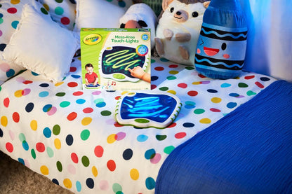 Crayola Toddler Touch Lights, Musical Sensory Toys for Toddlers, Learning Gifts, Light Up Drawing Pad, Mess Free Painting, Travel Activity, 2+