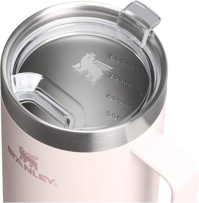 STANLEY The Everyday Suburban Mug | 30 oz | Drink Through Lid | Cup for Coffee, Tea and Drinks | Insulated Stainless Steel Coffee Mug | BPA-Free | Rose Quartz