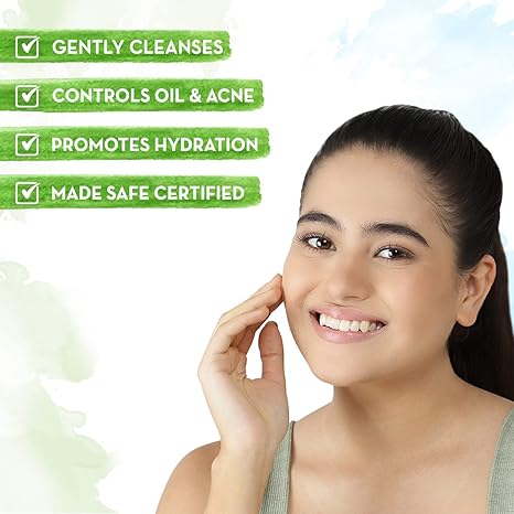 MAMAEARTH Multani Mitti Face Wash 3.38 Fl Oz (100ml) | with Multani Mitti & Bulgarian Rose