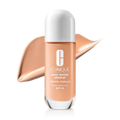Clinique Even Better Clinical Vitamin Makeup Broad Spectrum SPF 45 With Vitamin C, Vitamin E + Vitamin B3 | Light Coverage + Vibrant Finish