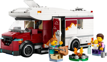 LEGO City Holiday Adventure Camper Van Building Toy Set - Vacation Toy for Kids, Boys and Girls, Ages 6+ - Includes 3 Minifigures and Accessories - Gift Idea for Birthdays & Holidays - 60454