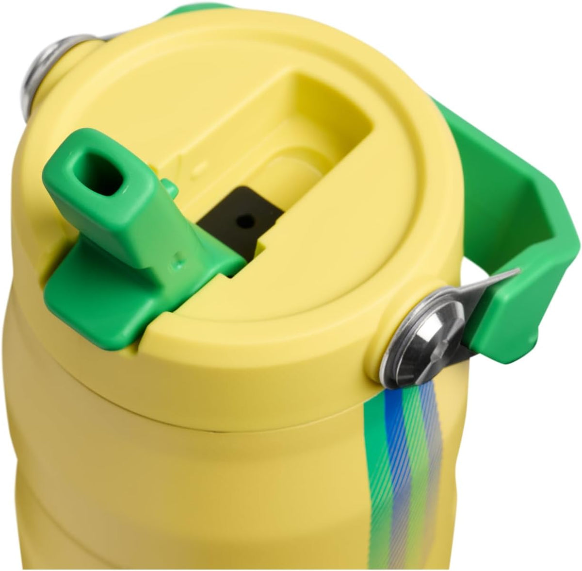 STANLEY IceFlow Flip Straw 2.0 Bottle, 24 oz, Team Yellow Green