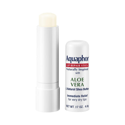 Aquaphor Naturally Inspired Lip Repair Stick with Aloe Vera, 0.17 OZ