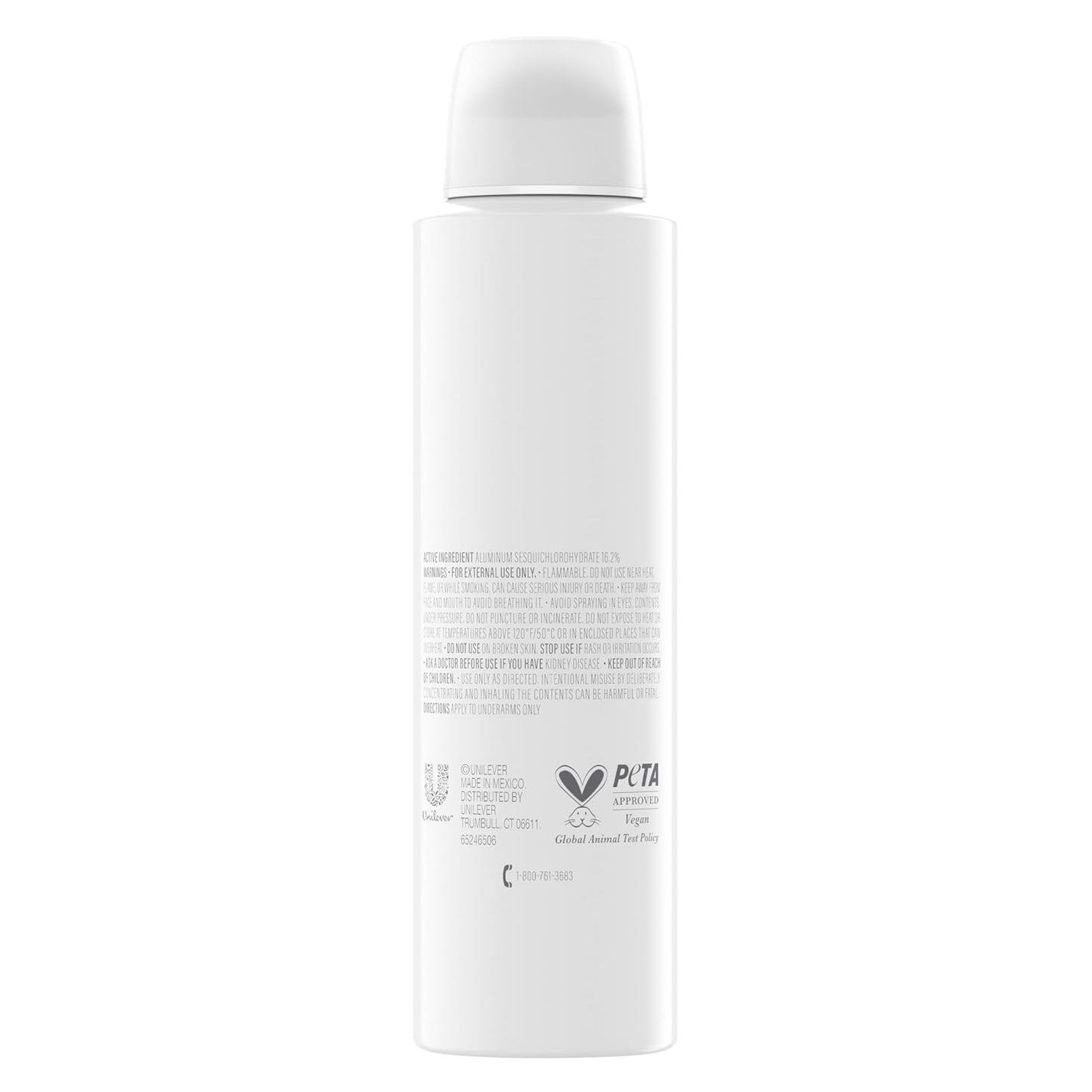 Dove Clinical + Care Antiperspirant Deodorant Dry Spray for Women, 96H Clinical Strength Sweat & Odor Protection, With Nourishing Serum, Original Clean with Fresh Scent, 3.8 oz