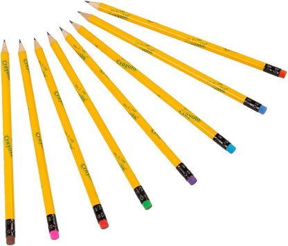 Crayola Number 2 Pencils, Classroom Must Haves, Back to School Supplies, 8 Count
