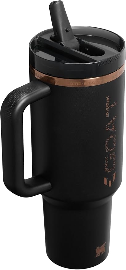 STANLEY Quencher ProTour Flipstraw Tumbler, 40 oz, Messi Goat Black