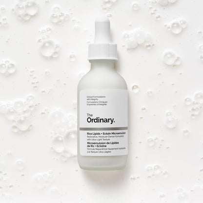 The Ordinary Rice Lipids + Ectoin Microemulsion Moisturizer for Dry Skin, Soothing Hydration, Barrier Repair, Reduced Redness