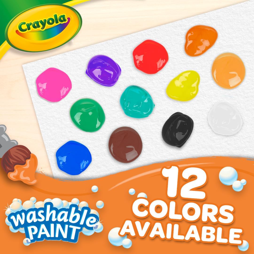 Crayola Washable Paint for Kids - Blue (1 Gallon), Kids Arts and Crafts Supplies, Non Toxic, Bulk