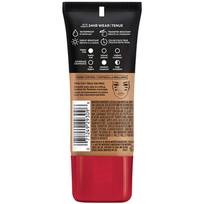 L'Oreal Paris Cosmetics Makeup Infallible Pro-Matte Liquid Longwear Foundation, Créme Café, 1 fl oz. (Pack of 2)