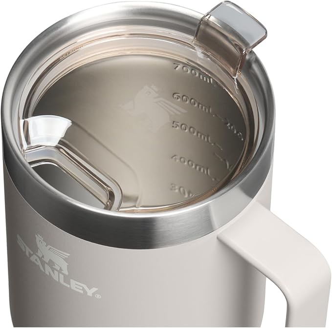 STANLEY The Everyday Suburban Mug | 24 oz | Drink Through Lid | Cup for Coffee, Tea and Drinks | Insulated Stainless Steel Coffee Mug | BPA-Free | Ash