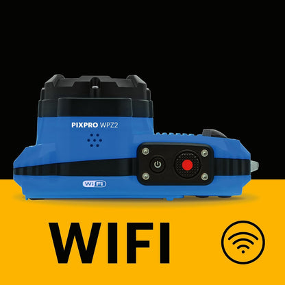 KODAK PIXPRO WPZ2 16MP Waterproof Digital Camera, 15m, 4X Zoom, Blue