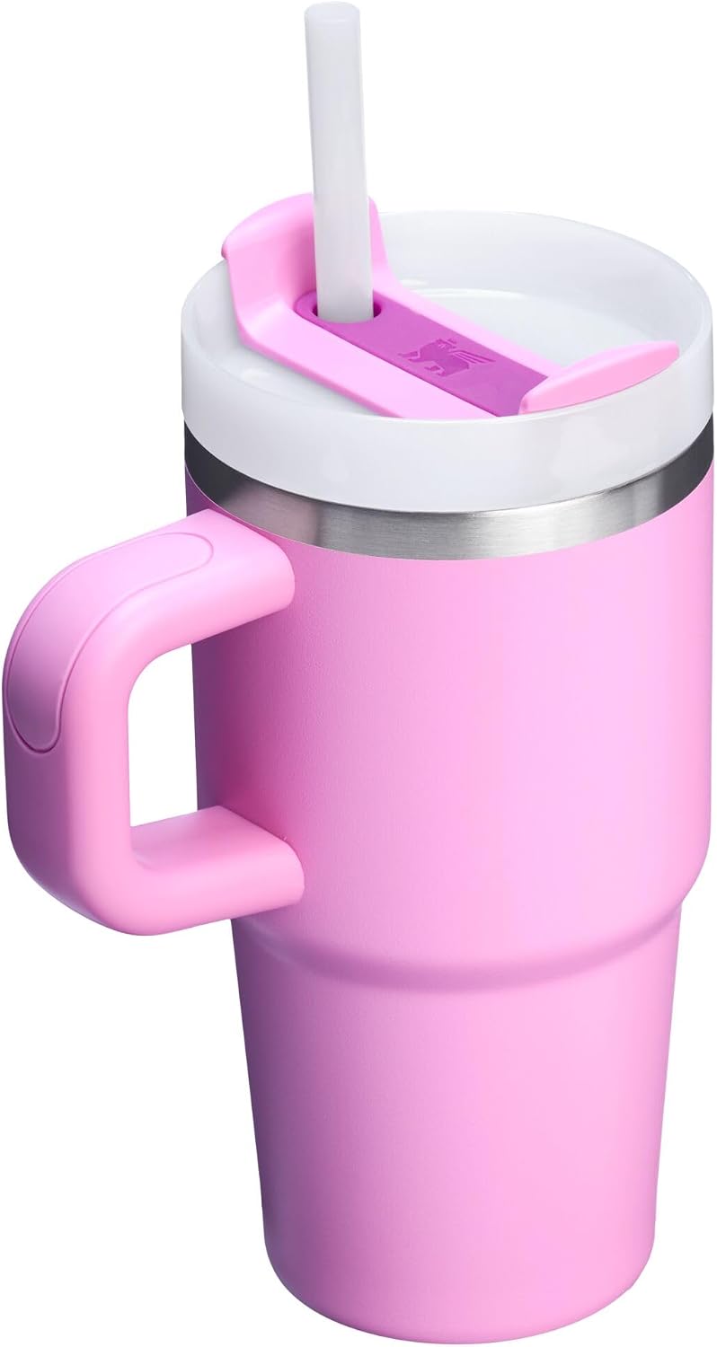 STANLEY Quencher H2.0 Flow State Tumbler, 20 oz, Peony