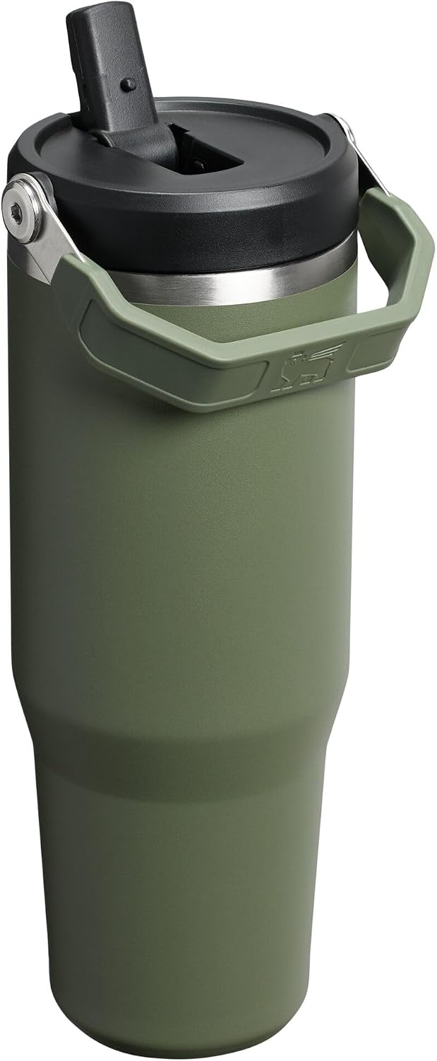 STANLEY IceFlow 2.0 Flip Straw Tumbler, 30 oz, Dried Pine