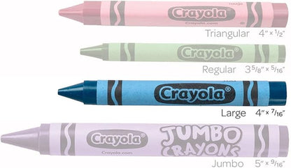 Crayola Ultra Clean Washable Large Crayons, Bulk School Supplies, 12 Packs of 16 Count