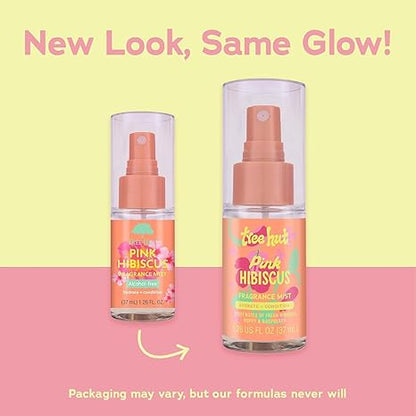 Tree Hut Hair & Body Mist Bundle, Hydrating & Alcohol-Free Body Spray Kit, Alcohol-Free Formula, Versatile Body Spray, Includes 3 37ml Vanilla, Pink Hibiscus and Frozen Honey
