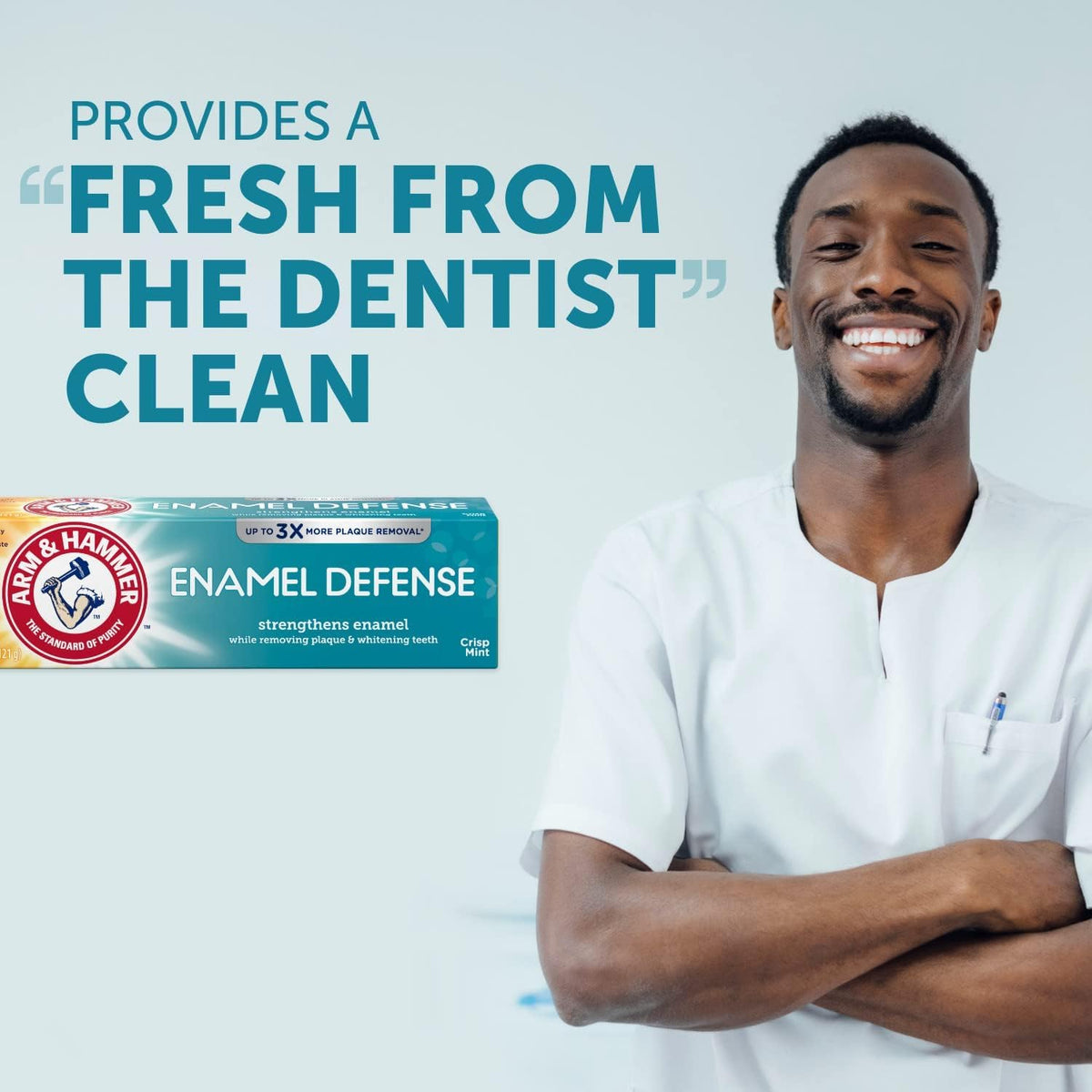 ARM & HAMMER Truly Radiant Bright & Strong Fluoride Anticavity Toothpaste Fresh Mint 4.3 oz