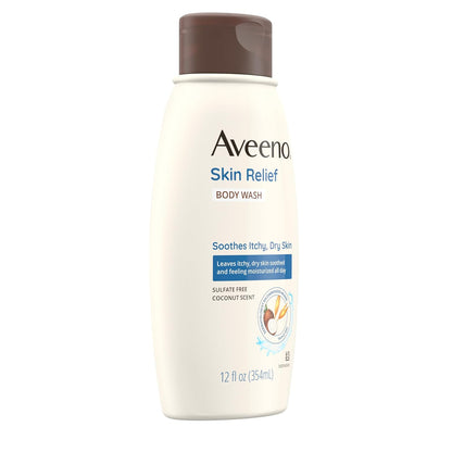 Aveeno Skin Relief Body Wash, Coconut Scent, 12 fl. oz