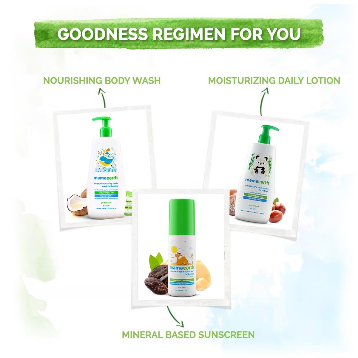 Mamaearth Daily Moisturizing Baby Body Lotion | Skin Nourishment with Shea Butter & Jojoba Oil | Gentle Formula for Delicate Skin of Babies | 6.76 Fl Oz (200ml)