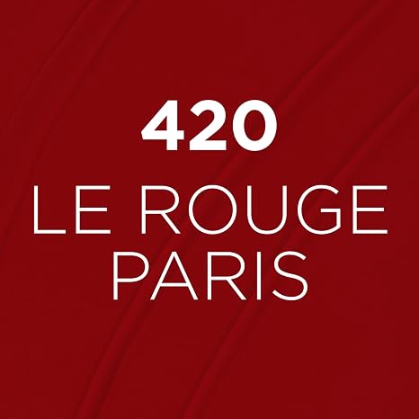 L'Oreal Paris Infallible Matte Resistance Liquid Lipstick, up to 16 Hour Wear, Le Rouge Paris 420, 0.16 Fl Oz