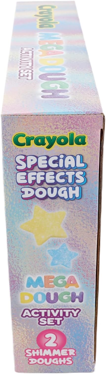 Crayola Silly Scents Mega Dough Activity Kit - Fidget Toys & Sensory Toys for Kids - 50+ Pieces Including Scented Dough, Alphabet & Number Cutters - Ideal Creative Play