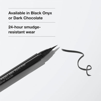 Clinique High Impact Easy Liquid Eyeliner | Waterproof, Long Lasting, Smudge Resistant + Safe For Sensitive Eyes