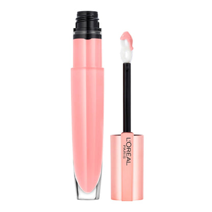 L'Oreal Paris Glow Paradise Hydrating Tinted Lip Balm-in-Gloss with Pomegranate Extract & Hyaluronic Acid, Ultra-Gentle, Non-Sticky Formula, Porcelain Petal, 0.23 fl oz (Pack of 2)
