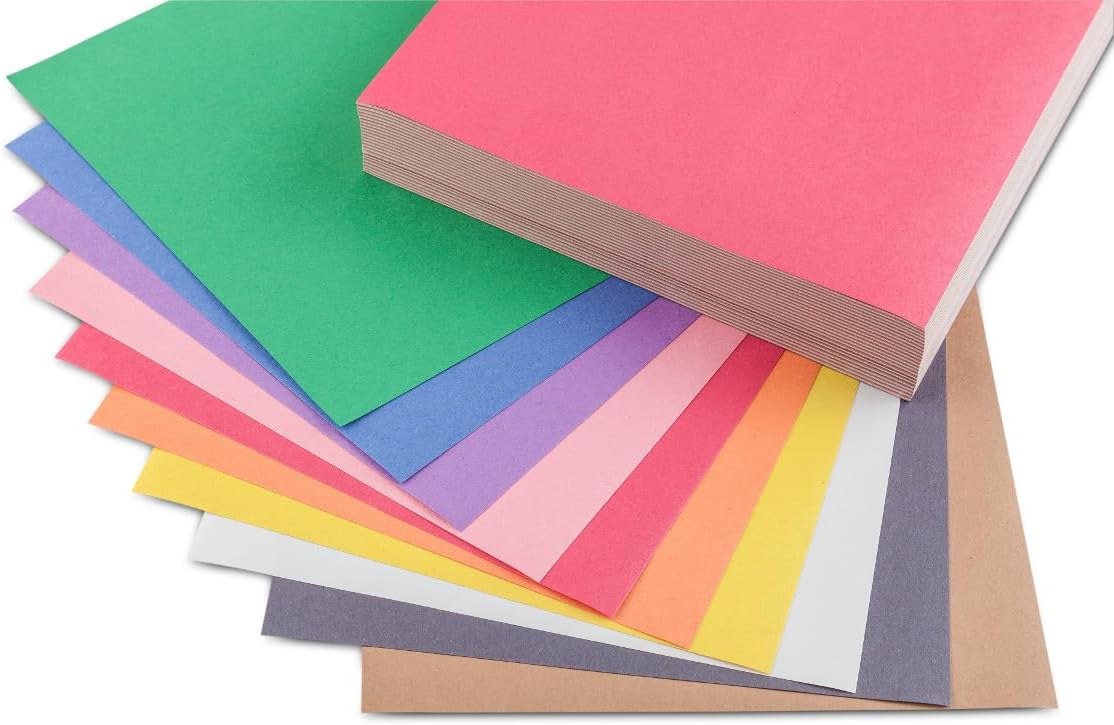 Crayola Construction Paper Bulk Pack (480 Sheets) – 10 Assorted Colors, 9x12, Teacher School Supplies & Classroom Must Haves, Card Making Craft Supplies, Art Paper