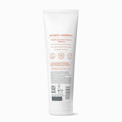Dove Serum + Radiance Body Scrub with 30% Glycerin‑Oil Serum & Golden Jojoba for Smooth, Radiant Skin 8.5 OZ