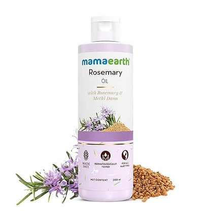 Mamaearth Rosemary Hair Oil with Rosemary & Methi Dana 6.76 Fl Oz/200 ml