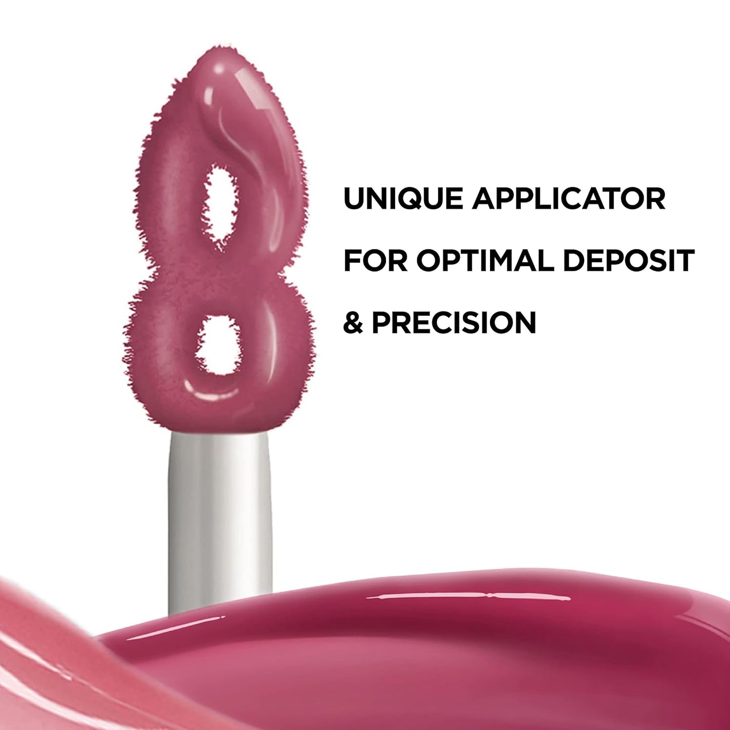 L'Oreal Paris Infallible Pro Gloss Plump Lip Gloss with Hyaluronic Acid, Long Lasting Plumping Shine, Lips Look Instantly Fuller and More Plump, Mirror, 0.21 fl. oz. (Pack of 2)