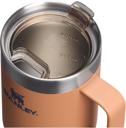STANLEY The Everyday Suburban Mug | 16 oz | Drink Through Lid | Cup for Coffee, Tea and Drinks | Insulated Stainless Steel Coffee Mug | BPA-Free | Toast
