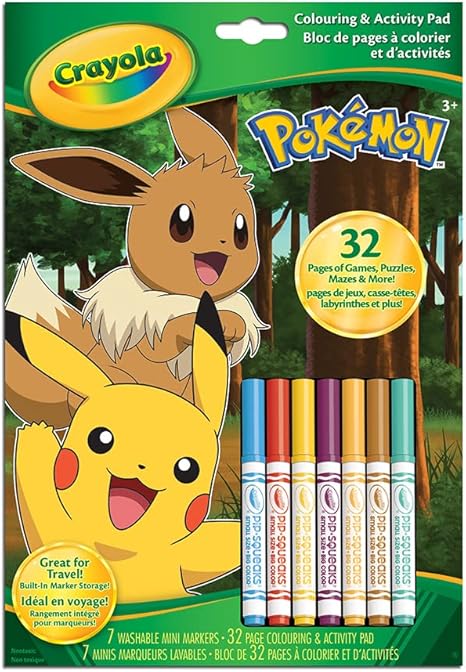 Crayola Colouring & Activity Book - Pokemon