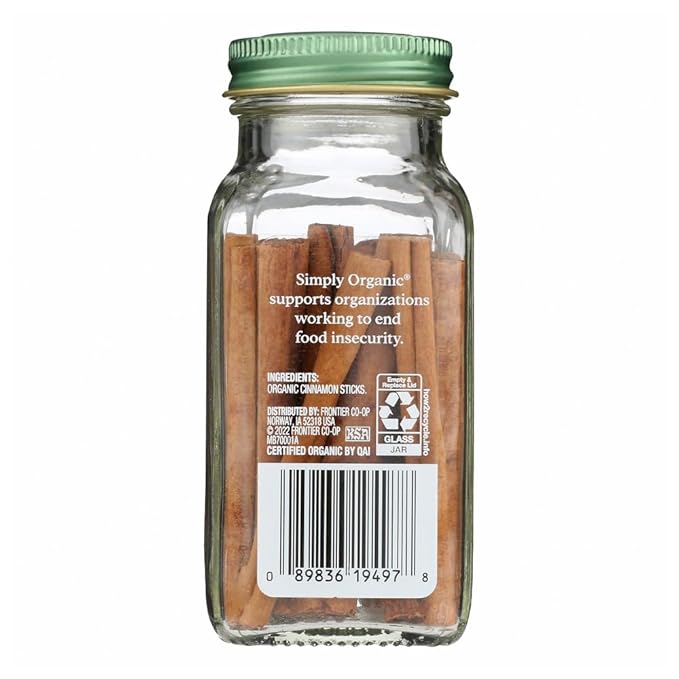 Simply Organic Cinnamon Stix Whl Bttl