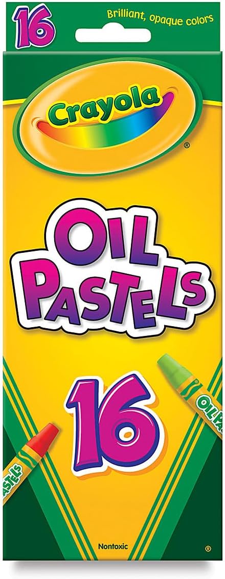 Crayola Oil Pastels, Assorted Colors, 16 Count