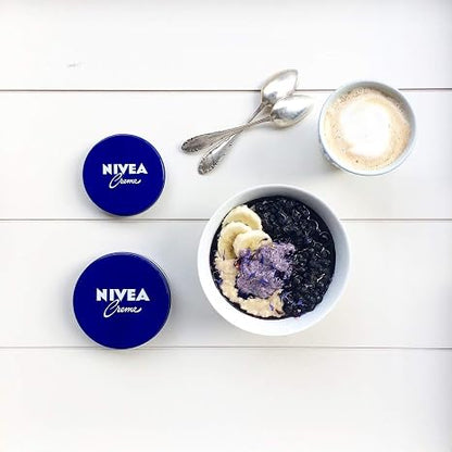 NIVEA Creme (200ml), Moisturizing Cream Provides Intensive Protective Care for Soft and Supple Skin, Ideal for Daily Use as a Face, Hand, or Body Cream (Pack Of 3)