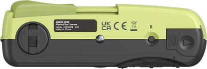 KODAK EC35 35mm Film Camera 35mm, Reusable, Focus-Free, Built-in Flash, Slide Cover, Beginner Friendly (Film & AA Battery are not Included) (Single, Avocado Green)