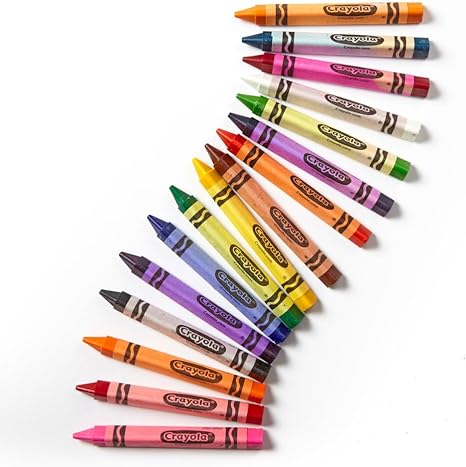 Crayola Triangular Crayon Classpack, 16 Assorted Toddler Crayons, Anti Roll, Bulk School Classroom Essentials, Preschool & Kindergarten Must Haves, 256 Count, (Pack of 2)