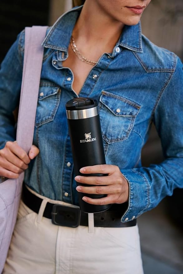 STANLEY Transit Flip Top Mug, 16 oz, Blossom Plaid