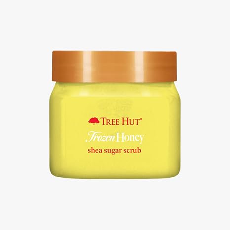 Tree Hut Mini Frozen Honey Shea Sugar Scrub, Exfoliating Body Scrub, Travel Size, 3.4 oz