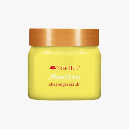 Tree Hut Mini Frozen Honey Shea Sugar Scrub, Exfoliating Body Scrub, Travel Size, 3.4 oz
