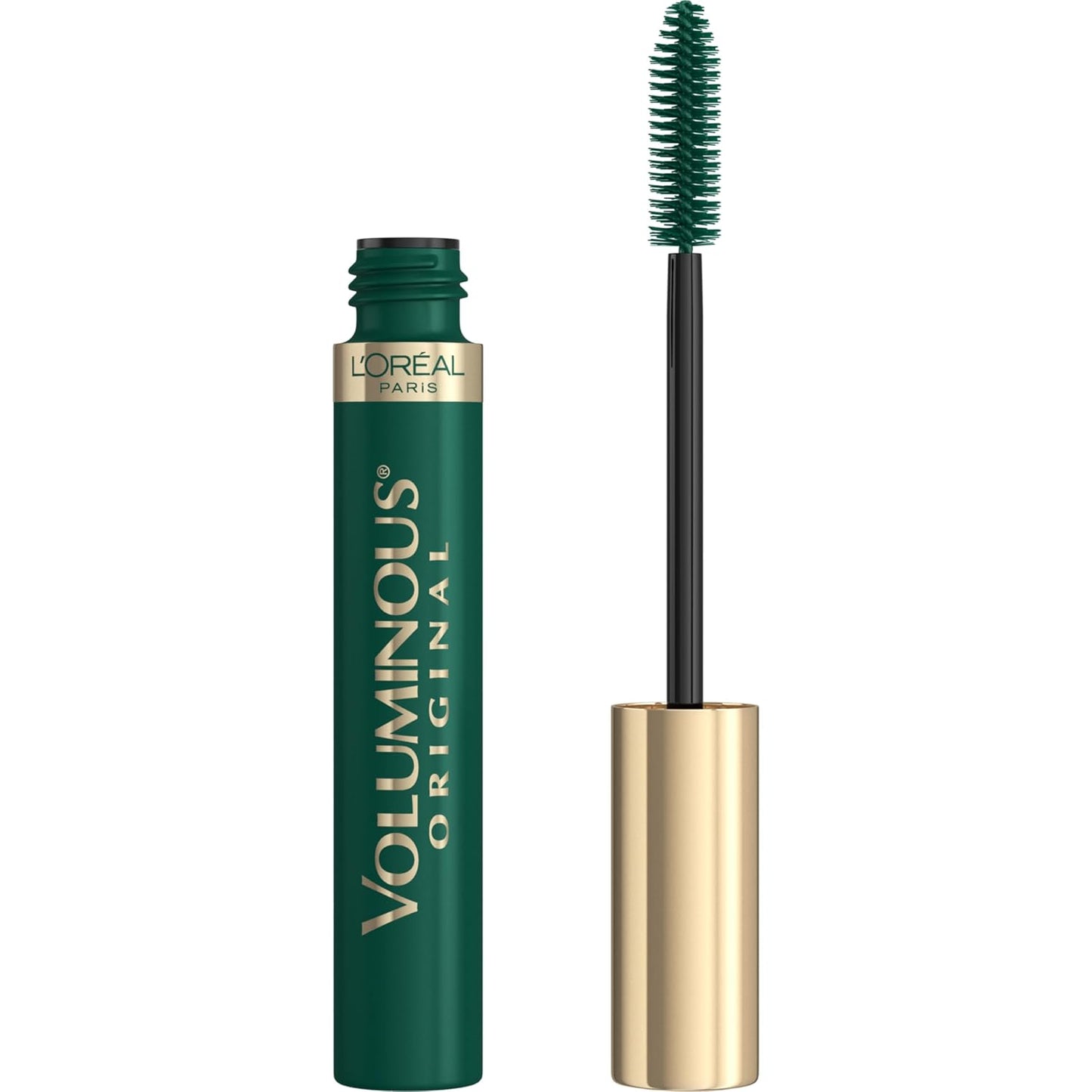 L’Oreal Paris Original Voluminous Mascara, Building Mascara Volume and Length Formula, Washable, Deep Green, 0.26 Fl Oz., 1 Count